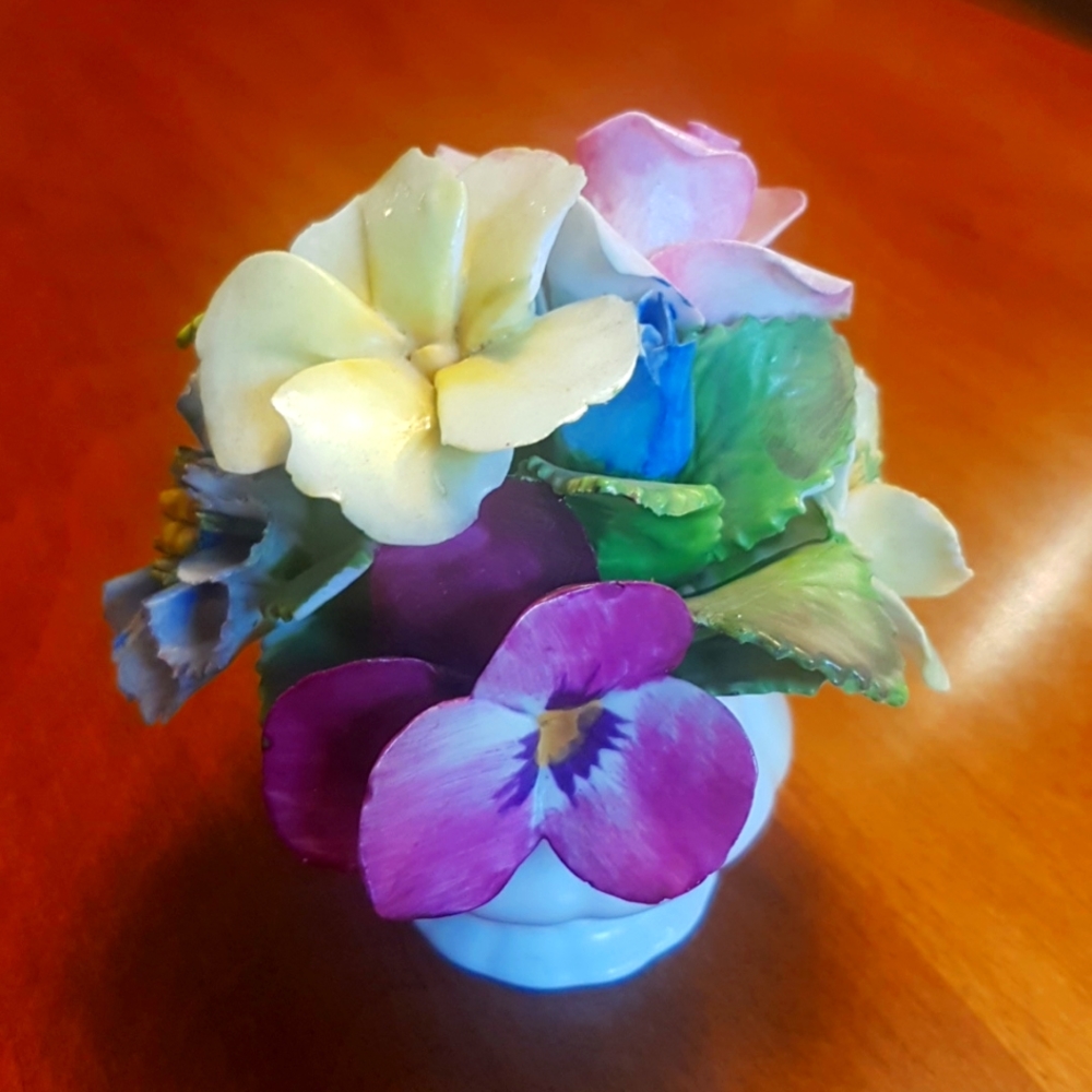 Vintage Coalport China Floral Ornament